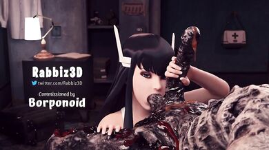 - Zombie Monster's Nutsucking Lady, Satsuki, Gives a Handjob with her Good Hand