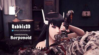 - Zombie Monster's Nutsucking Lady, Satsuki, Gives a Handjob with her Good Hand