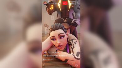 Reyna Riding the Phoenix's Railings in a Steamy Session of Debauchery