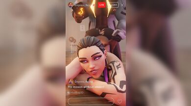 Reyna Riding the Phoenix's Railings in a Steamy Session of Debauchery