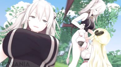 Botan's Wet and Wild Tyvianian Adventure with Watame