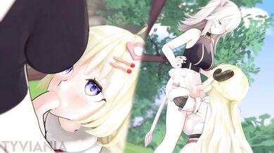 Botan's Wet and Wild Tyvianian Adventure with Watame