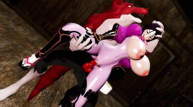 Raikou's Ferocious Werewolf Yain: A Tail of Lust and Transformation