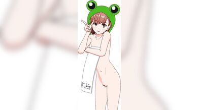 Sexy Misaka Mikoto's Nude Towel Show!
