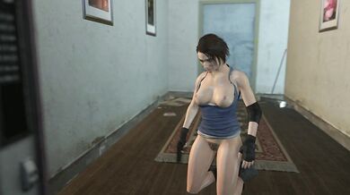 Big Tit Jill Valentine Gets Fucked Hard by a Monster Dick in 'Rrostek'