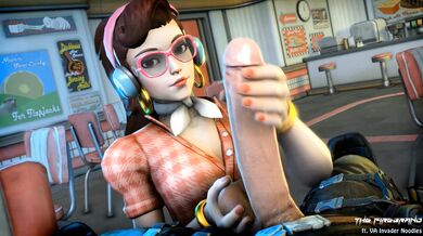 D.Va's Tight Pussy Gets Nailed Hard By Her Boyfriend While He's Driving His Car [Thefirebrandsfm]