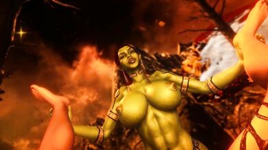 I'm the Orc's Futanari Taker in a Weeaboo's POV