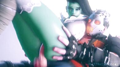 Sneaky Fuckfest Between Soldier 76 and Sombra