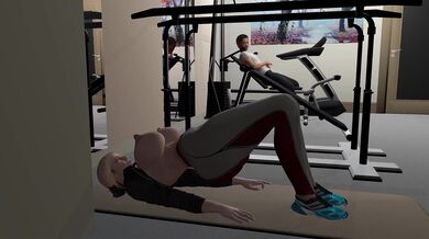 Sweaty Workout Sex Session with My Fitness Partner