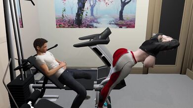 Sweaty Workout Sex Session with My Fitness Partner