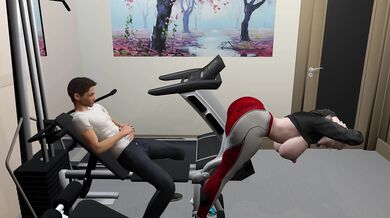 Sweaty Workout Sex Session with My Fitness Partner