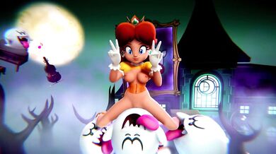 Ghostbusting Sluts: Peach & Daisy's Paranormal Pussy Adventure in 3D