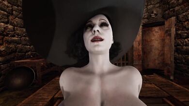 The Submissive Mistress's Point of View: Alcina Dimitrescu Gives a Blowjob and Handjob on International Handjob Day