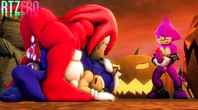 Eggman's Evil Scheme Gone Wrong as Sonic, Knuckles, and Espio Get Fucked [Rtzero]