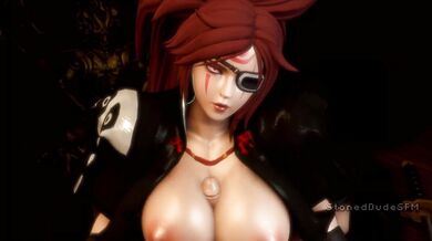 Baiken's Boobs Blasting Balls, Stoneddude Style!