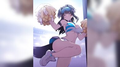 Nekozuka Hibiki Cheerleader Fucks Her Way Through the Blue Archives