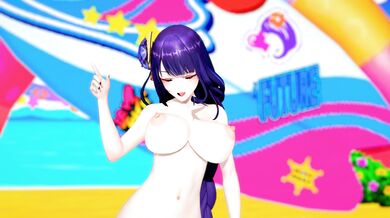 Ultra HD Raiden Shogun Erotic Dance Sex Party with Cobby