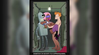 Futurama's Bender and Fry Double Team a Slutty Barista in 'Whore Coffee'