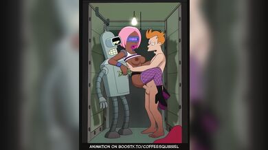 Futurama's Bender and Fry Double Team a Slutty Barista in 'Whore Coffee'