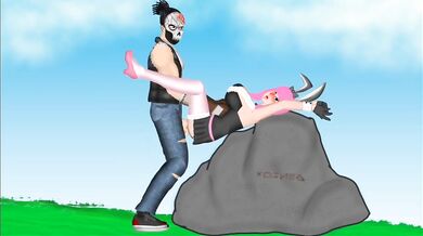 Gangbanged by a Crew of Rabbit-Eared Rapists in 'Free Fire Hentai' (GenzoX)