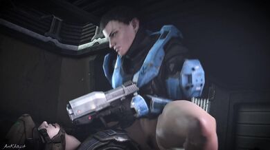 [AnKhajiit] Kat Riding a Trooper (No Helmet) could be rewritten to Jedi Knight's Padawan Takes Control of the Empire's Finest or simply Trooper Mounting in Space.