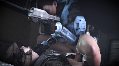 [AnKhajiit] Kat Riding a Trooper (No Helmet) could be rewritten to Jedi Knight's Padawan Takes Control of the Empire's Finest or simply Trooper Mounting in Space.