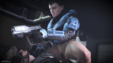 [AnKhajiit] Kat Riding a Trooper (No Helmet) could be rewritten to Jedi Knight's Padawan Takes Control of the Empire's Finest or simply Trooper Mounting in Space.