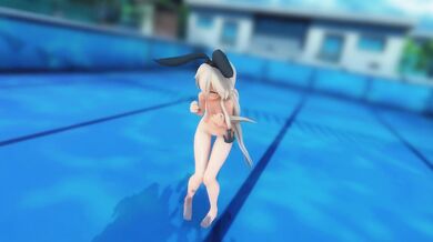 Shimakaze's Deep Blue Town Drenched in Dreamy Cumshots