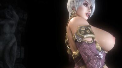 Ivy's Creamy Throat Gets Stretched by Soul Edge Swordsman's Raging Spear in Fetish-Fueled Battle of Wills and Bodies
