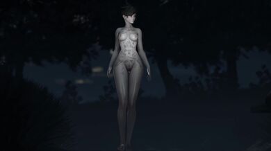 The Nude Tracer's Public Display of Genitals in HD