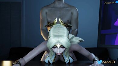 Sona's Doggy Style Against the Table Domination [Muse Part 2]