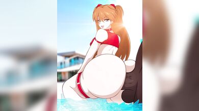 Asuka Langley Screws The Shit Out of Shinji Ikari in 'zones404'!