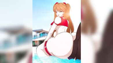 Asuka Langley Screws The Shit Out of Shinji Ikari in 'zones404'!