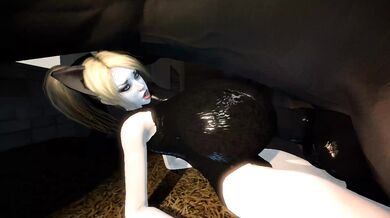 Harley's Equine Intercourse & Titillating Boob Job