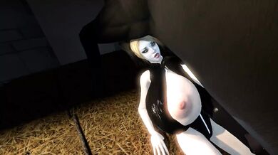Harley's Equine Intercourse & Titillating Boob Job