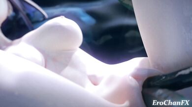 Clorinde's Six-Tentacle Anal & Vaginal Invasion