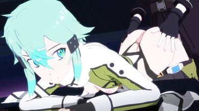 Getting Off with Sinon's Tight Butthole