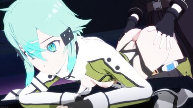 Getting Off with Sinon's Tight Butthole