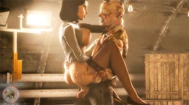 Lord Aardvark's Elizabeth Sluts it Up with a Splicer Dude in this Hentai Porn Adventure!