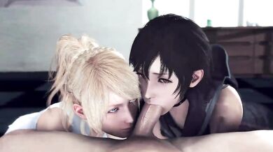 Double Dick Delivery: A Lesbian's First Time with Two Dudes