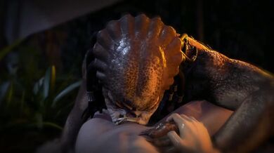 Girlfriend of the Predator Alien Invader