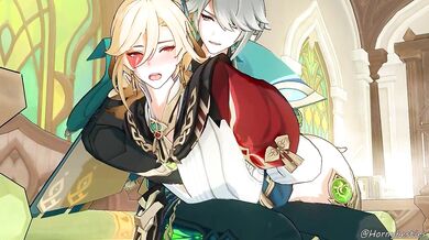 - Anal Threeway with Alhaitham, Kaveh, and a Huge Dildo