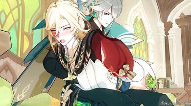 - Anal Threeway with Alhaitham, Kaveh, and a Huge Dildo