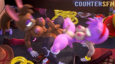 Furry Fuck Fest: Bunnie and Amy Go Ham in the Hood