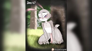 Judy Hopps Gets a Taste of the Big City on Day 47 of Zootopia (Tunkychunky69)
