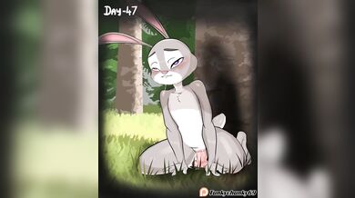 Judy Hopps Gets a Taste of the Big City on Day 47 of Zootopia (Tunkychunky69)
