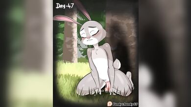 Judy Hopps Gets a Taste of the Big City on Day 47 of Zootopia (Tunkychunky69)