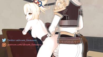 Creamy Lovers: Yoimiya's Wet Dream Come True