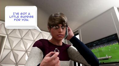 Beverly's Hot 'n' Heavy Phone Sex with Kevin in 'The Call'