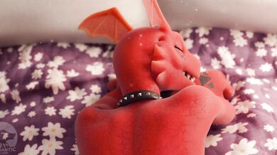 Furry fuck session in 4K with Guilmon and his lover
